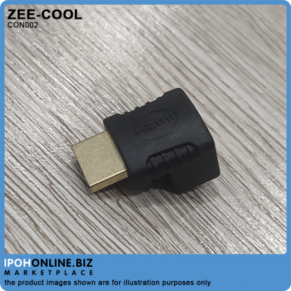 Zee-Cool CON002 HDMI To HDMI M/F L-Shape Connector