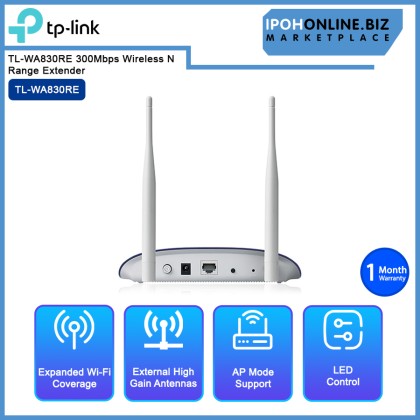 TP-LINK TL-WA830RE 300Mbps Wireless N Range Extender