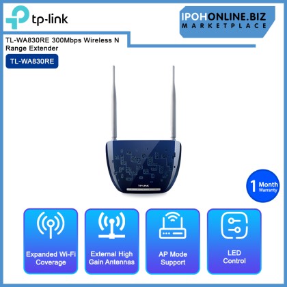 TP-LINK TL-WA830RE 300Mbps Wireless N Range Extender