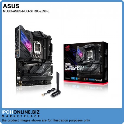 ASUS ROG Strix Z690-E Gaming WiFi 6E LGA 1700 Intel 12th Gen ATX Gaming Motherboard
