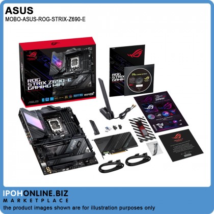 ASUS ROG Strix Z690-E Gaming WiFi 6E LGA 1700 Intel 12th Gen ATX Gaming Motherboard