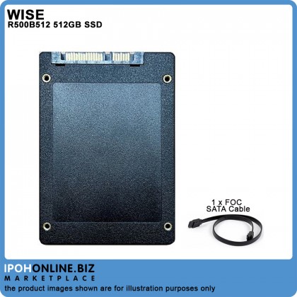 WISE R500B512 512GB SATA III 6Gb/s SSD FOC SATA CABLE