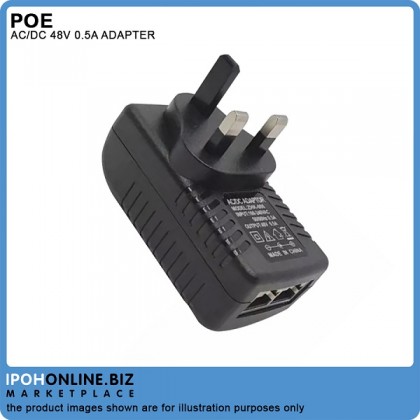 POE Power Supply 48V 0.5A PoE Injector Adapter UK Plug Wall Power Over Ethernet POE power supply module Adapter