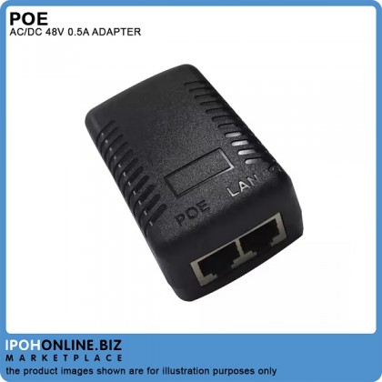 POE Power Supply 48V 0.5A PoE Injector Adapter UK Plug Wall Power Over Ethernet POE power supply module Adapter