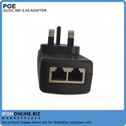 POE Power Supply 48V 0.5A PoE Injector Adapter UK Plug Wall Power Over Ethernet POE power supply module Adapter