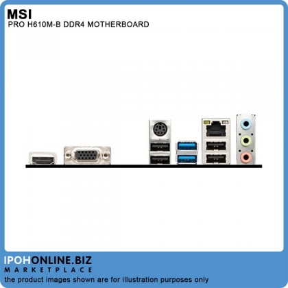 MSI PRO H610M-B DDR4 H610 LGA1700 M-ATX Motherboard