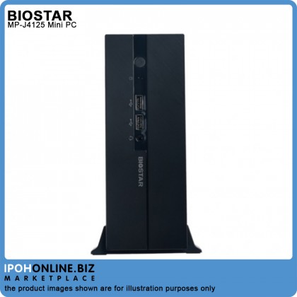 BIOSTAR MP-J4125 MiNi BAREBONE PC (Intel J4125/DDR4/M.2/SATA 3/USB 3.1(Gen1)/VGA/HDMI/MINI ITX/60W 12V/5A) BIOSTAR MP-J4125 MiNi BAREBONE PC (Intel J4125/DDR4/M.2/SATA 3/USB 3.1(Gen1)/VGA/HDMI/MINI ITX/60W 12V/5A)