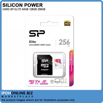 SILICON POWER ELITE V10 A1 64GB / 128GB / 256GB Micro SD Card With Adapter