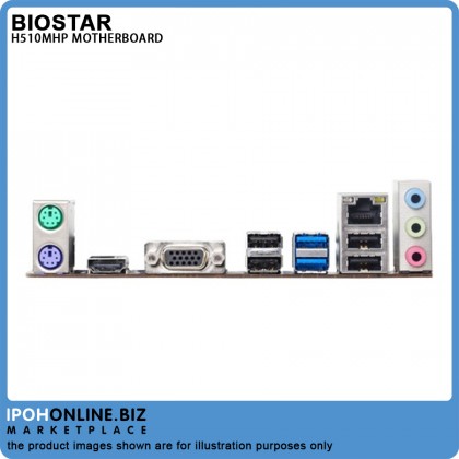 Biostar H510MHP 10th & 11th Gen Intel H510 LGA1200 DDR4-3200 M.2 Micro ATX Motherboard