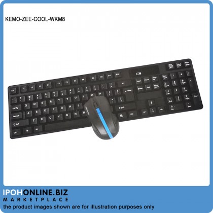 Zee-Cool ZC-WKM8 Waterproof Wireless Keyboard & Mouse Combo Set