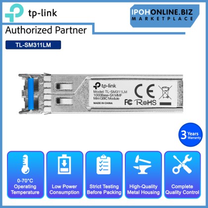 TP-Link TL-SM311LM 1000 BASE-SX MMF MiniGBIC Module