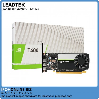 Leadtek Nvidia Quadro T400 4GB GDDR6 64Bit Graphic Card Leadtek Nvidia Quadro T400 4GB GDDR6 64Bit Graphic Card