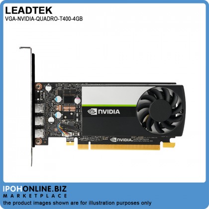Leadtek Nvidia Quadro T400 4GB GDDR6 64Bit Graphic Card Leadtek Nvidia Quadro T400 4GB GDDR6 64Bit Graphic Card