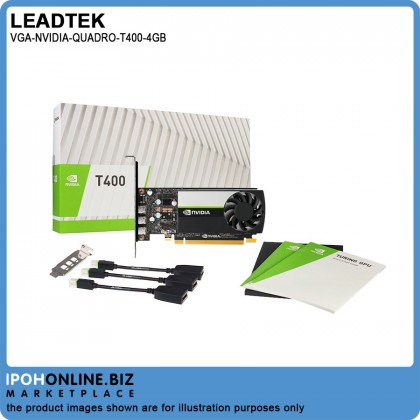 Leadtek Nvidia Quadro T400 4GB GDDR6 64Bit Graphic Card Leadtek Nvidia Quadro T400 4GB GDDR6 64Bit Graphic Card