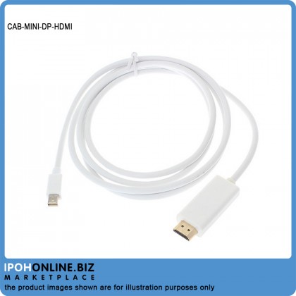 Mini DP Display Port To HDMI Converter Cable With 1.8 Meter 1080P/4K