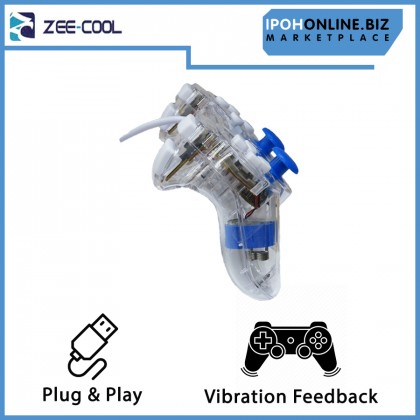 Zee-Cool USB Wired Single Shock Gamepad Controller for PC and Laptop