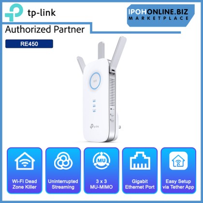 TP-Link AC1750 Wi-Fi Range Extender RE450