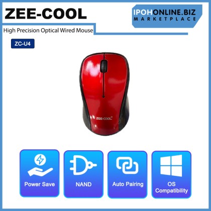 ZEE-COOL ZC-U4 High Precision Optical Wired Mouse