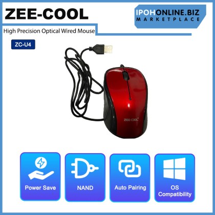 ZEE-COOL ZC-U4 High Precision Optical Wired Mouse