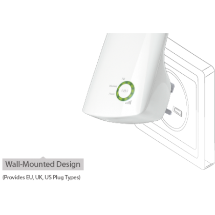 TP-LINK 300Mbps Universal Wi-Fi Range Extender (TL-WA854RE)