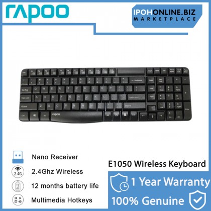 RAPOO E1050 Wireless Keyboard RAPOO E1050 Wireless Keyboard