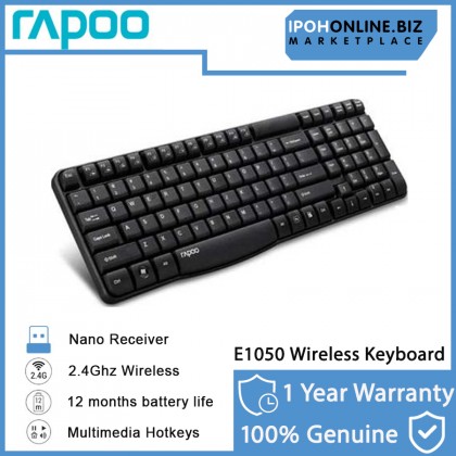 RAPOO E1050 Wireless Keyboard RAPOO E1050 Wireless Keyboard