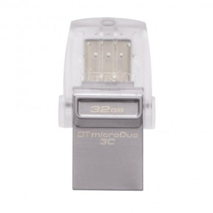 Kingston 32GB DataTraveler microDuo 3C USB 3.1 Type C OTG Flash Drive (DTDUO3C/32GB)