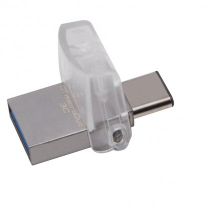 Kingston 32GB DataTraveler microDuo 3C USB 3.1 Type C OTG Flash Drive (DTDUO3C/32GB)