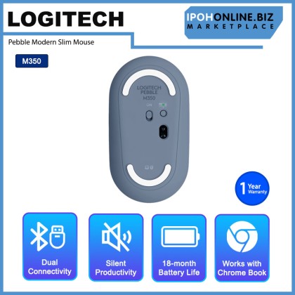 Logitech Pebble M350 Modern Slim and Silent Wireless Bluetooth Mouse Logitech Pebble M350 Modern Slim and Silent Wireless Bluetooth Mouse