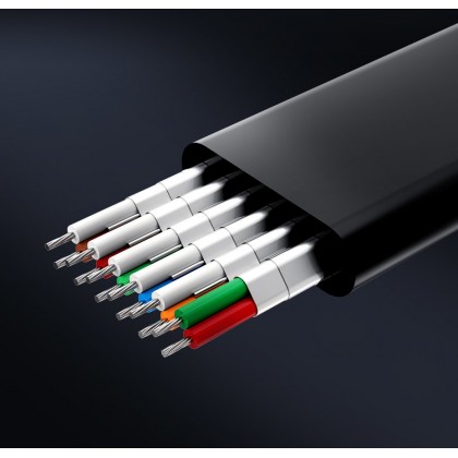 Ugreen adapter HDMI - VGA Micro USB / audio 3.5 mm mini jack black (40248)