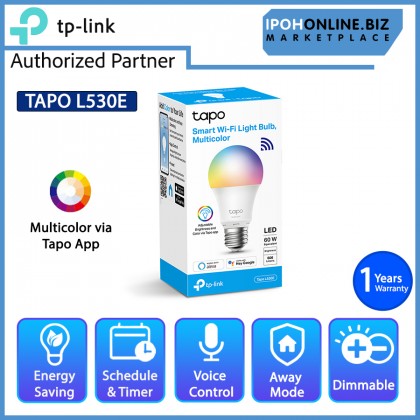 TP-LINK Tapo L530E Wifi E27 Smart Multi Colour Light LED Bulb