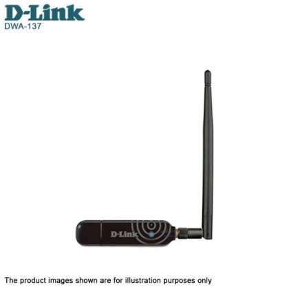D-Link Wireless N300 High-Gain USB Adapter DWA-137