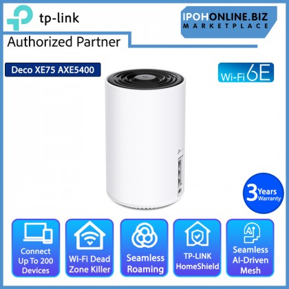 TP-LINK Deco XE75 AXE5400 Tri-Band Mesh Wi-Fi 6E System -  1 Pack