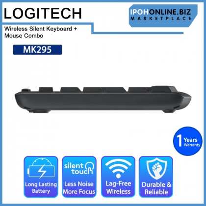 Logitech MK295 Wireless Silent Keyboard + Mouse Combo