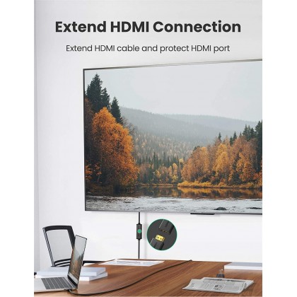 UGREEN HDMI Male To Female Extension Cable 1080P 3D for Projector - 1 Meter UGREEN HDMI Male To Female Extension Cable 1080P 3D for Projector - 1 Meter
