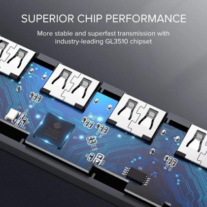 UGREEN 4 Port USB 3.0 Hub+Powered By Micro USB Metal Plated Shell Ultra Slim Hub UGREEN 4 Port USB 3.0 Hub+Powered By Micro USB Metal Plated Shell Ultra Slim Hub