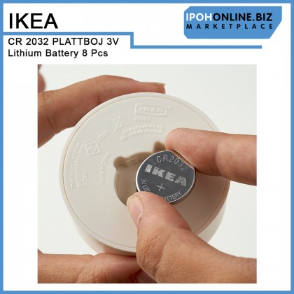 IKEA CR 2032 3V Plattboj 8 pcs Lithium Battery - Expired 2021 2022