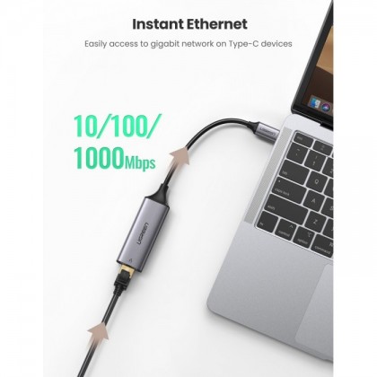 UGREEN USB C to Ethernet Adapter RJ45 to Thunderbolt 3 Type C Gigabit Network LAN Converter UGREEN USB C to Ethernet Adapter RJ45 to Thunderbolt 3 Type C Gigabit Network LAN Converter