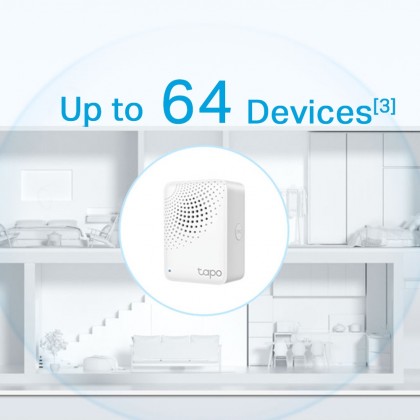 TP-Link Tapo H100 Smart Home IoT Sensor Hub with Chime for Tapo Buttons & Sensors