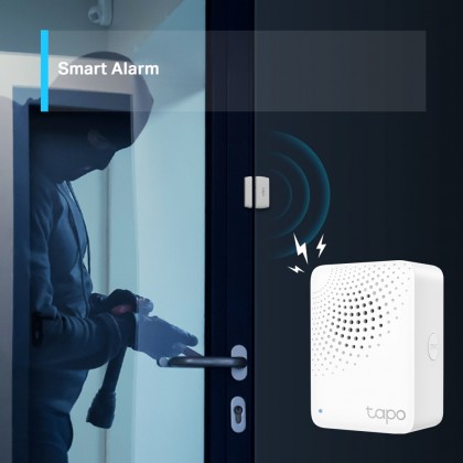TP-Link Tapo H100 Smart Home IoT Sensor Hub with Chime for Tapo Buttons & Sensors