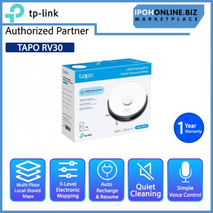 TP-LINK Tapo RV30 LiDAR Navigation Robot Vacuum & Mop