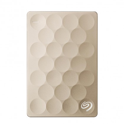 Seagate Backup Plus 2TB Ultra Slim HDD - STEH2000301 (Gold)   - Free Seagate Pouch !!!   