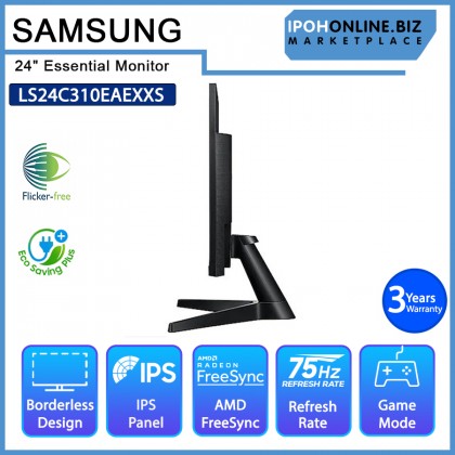 Samsung 24" HDMI & VGA Essential Monitor LS24C310EAEXXS with Borderless design IPS & AMD Free-Sync Samsung 24" HDMI & VGA Essential Monitor LS24C310EAEXXS with Borderless design IPS & AMD Free-Sync