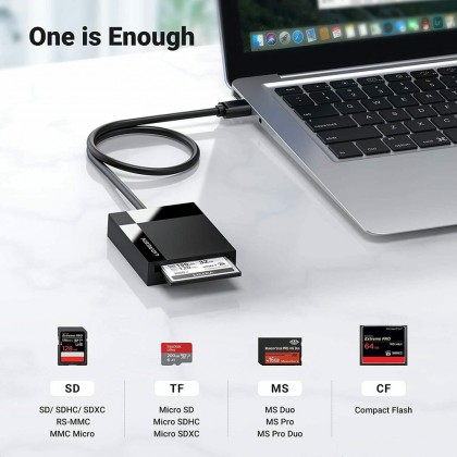 UGREEN USB-A 3.0 4-in-1 Card Reader TF/SD
