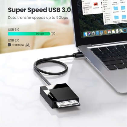 UGREEN USB-A 3.0 4-in-1 Card Reader TF/SD