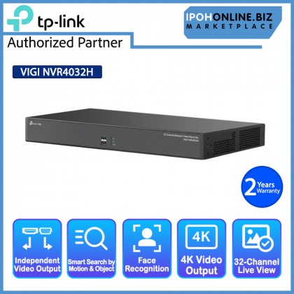 TP-Link VIGI NVR4032H 32 Channel ONVIF Network Video Recorder CCTV NVR VGA HDMI & Dual Ethernet Ports