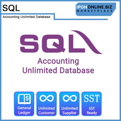SQL Accounting Unlimited Database FOC Installation with 32GB PenDrive