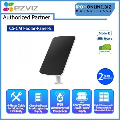  EZVIZ Solar Charging Panel E - Designed for EZVIZ Battery-Operated Cameras Type C
