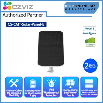  EZVIZ Solar Charging Panel E - Designed for EZVIZ Battery-Operated Cameras Type C