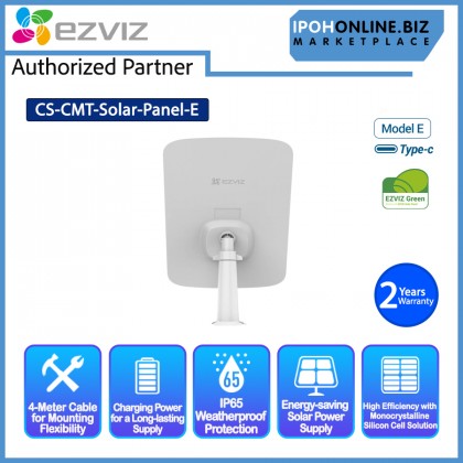  EZVIZ Solar Charging Panel E - Designed for EZVIZ Battery-Operated Cameras Type C